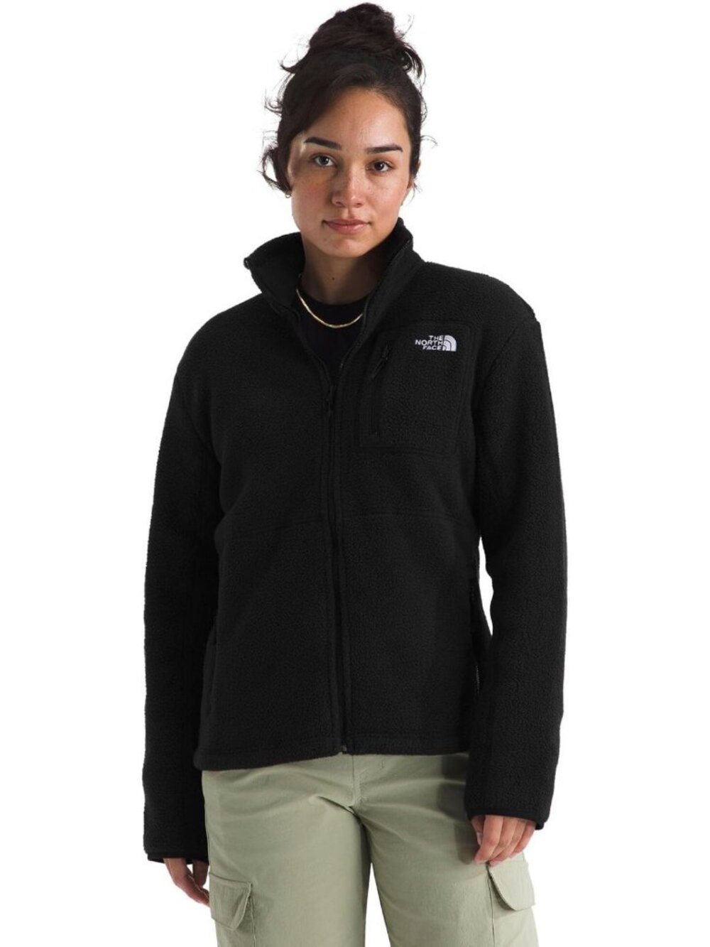 Lightweight Women's Full Zip Fleece Jacket | Cozy Coat with Zip Pockets & Logo